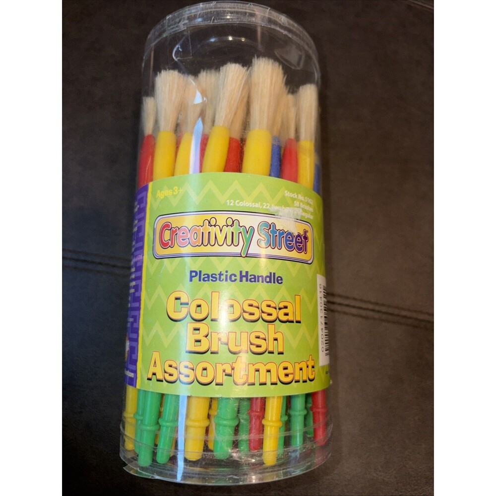 CK-5162 Preschool Brush Assortment, Multicolor 58 Brushes